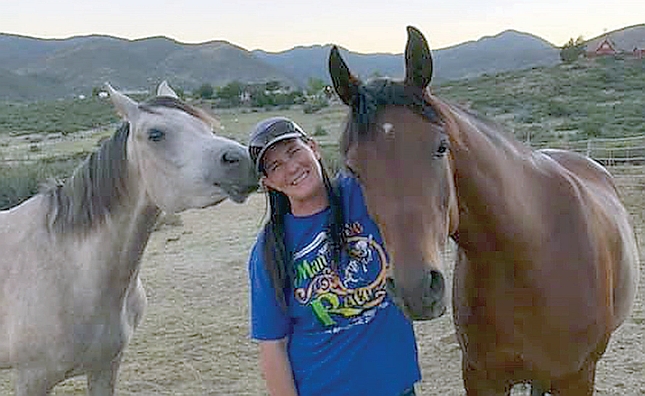 Lanelle White-Newton with Shane (L) and Vision (R).